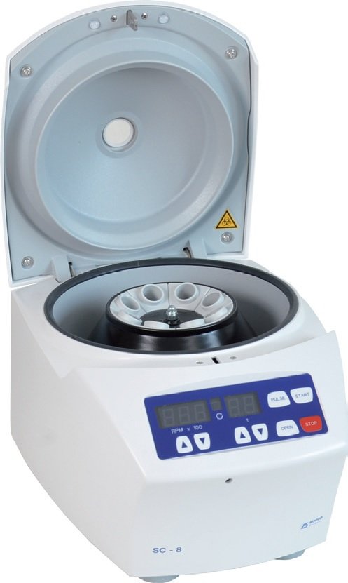 Centrifuga electrónica 08 tubos 15ml con r/angular de 0-6000 rpm Boeco SC-8